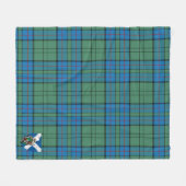 Scotts Lockhart Tartan Pset Fleece Deken (Voorkant (Horizontaal))