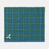 Scotts Lyon Tartan Pset Fleece Deken (Voorkant (Horizontaal))