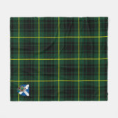 Scotts MacArthur Modern Tartan Pset Fleece Deken (Voorkant (Horizontaal))