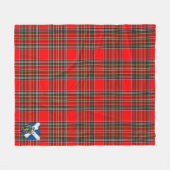 Scotts MacBean Modern Tartan Pset Fleece Deken (Voorkant (Horizontaal))