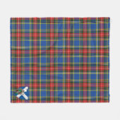 Scotts MacBeth Modern Tartan Pset Fleece Deken (Voorkant (Horizontaal))