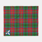 Scotts MacCulloch Tartan Pset Fleece Deken (Voorkant (Horizontaal))