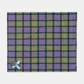 Scotts MacDonald Ancient Tartan Pset Fleece Deken (Voorkant (Horizontaal))