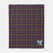 Scotts MacDonald Modern Tartan Plaid Fleece Deken (Voorkant)