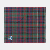 Scotts Macdonalds Tartan Plaid Fleece Deken (Voorkant (Horizontaal))