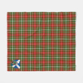 Scotts MacDougall of Lochcarron Tartan Pset Fleece Deken (Voorkant (Horizontaal))