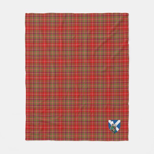 Scotts MacDougall Tartan Plaid Fleece Deken (Voorkant)
