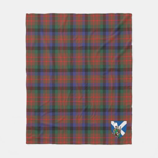 Scotts MacDuff Hunting Modern Tartan Pset Fleece Deken (Voorkant)