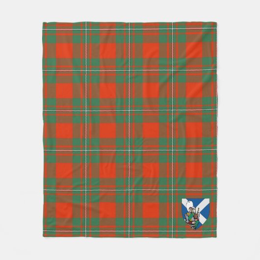 Scotts MacGregor Ancient Tartan Pset Fleece Deken (Voorkant)