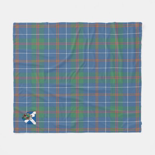 Scotts MacHardy Ancient Tartan Pset Fleece Deken (Voorkant (Horizontaal))