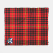 Scotts MacIan Tartan Pset Fleece Deken (Voorkant (Horizontaal))