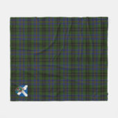 Scotts MacInnes Tartan Pset Fleece Deken (Voorkant (Horizontaal))