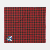 Scotts MacIver Tartan Pset Fleece Deken (Voorkant (Horizontaal))