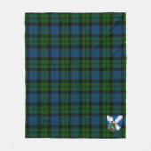 Scotts MacKie Tartan Pset Fleece Deken (Voorkant)