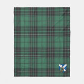 Scotts MacLean Jacht Oude Tartan Plaid Fleece Deken (Voorkant)