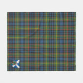 Scotts MacLellan Tartan Pset Fleece Deken (Voorkant (Horizontaal))