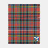 Scotts MacPherson Ancient Tartan Pset Fleece Deken (Voorkant)