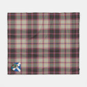 Scotts MacPherson Hunting Ancient Tartan Pset Fleece Deken (Voorkant (Horizontaal))