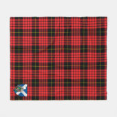 Scotts MacQueen Tartan Pset Fleece Deken (Voorkant (Horizontaal))