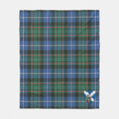 Scotts MacRae Hunting Ancient Tartan Pset Fleece Deken (Voorkant)