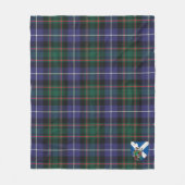 Scotts MacRae Modern Tartan Pset Fleece Deken (Voorkant)