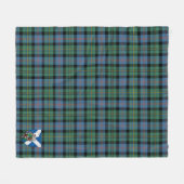 Scotts Malcolm Ancient Tartan Pset Fleece Deken (Voorkant (Horizontaal))