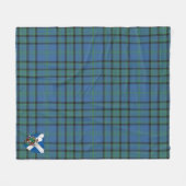 Scotts Matheson Hunting Ancient Tartan Pset Fleece Deken (Voorkant (Horizontaal))