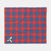 Scotts McKerrell Red Tartan Pset Fleece Deken (Voorkant (Horizontaal))