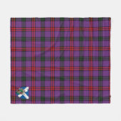 Scotts Montgomery Modern Tartan Pset Fleece Deken (Voorkant (Horizontaal))