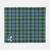 Scotts Mouat Tartan Pset Fleece Deken (Voorkant (Horizontaal))