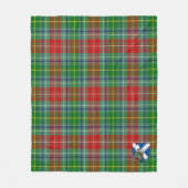 Scotts Muirhead Tartan Pset Fleece Deken (Voorkant)