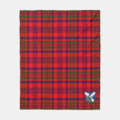 Scotts Murray of Tulloch Tartan Pset Fleece Deken (Voorkant)