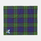 Scotts Newman Tartan Pset Fleece Deken (Voorkant (Horizontaal))