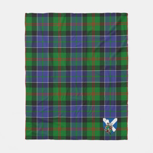 Scotts Paterson Ancient Tartan Pset Fleece Deken (Voorkant)