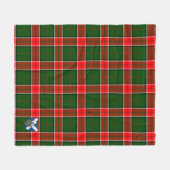 Scotts Pollock Tartan Pset Fleece Deken (Voorkant (Horizontaal))