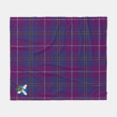 Scotts Pride of Glencoe Tartan Pset Fleece Deken (Voorkant (Horizontaal))