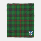 Scotts Primrose Tartan Pset Fleece Deken (Voorkant)