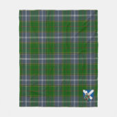 Scotts Pringle Tartan Pset Fleece Deken (Voorkant)