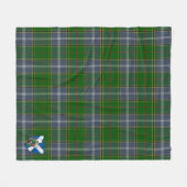 Scotts Pringle Tartan Pset Fleece Deken (Voorkant (Horizontaal))