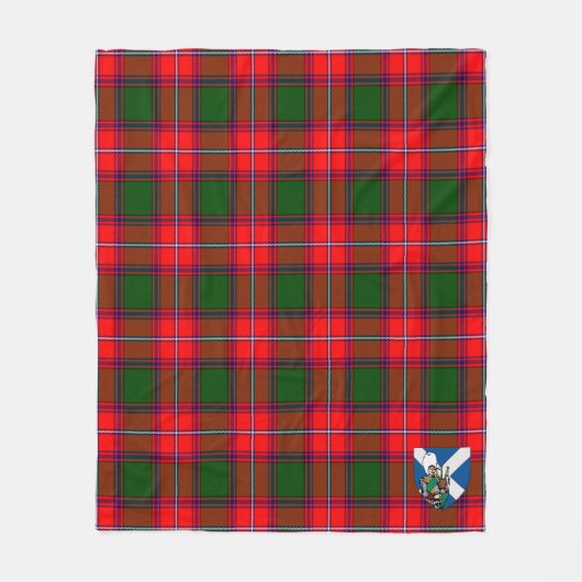 Scotts Rattray Ancient Tartan Pset Fleece Deken (Voorkant)