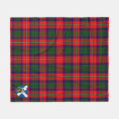 Scotts Riddell Tartan Pset Fleece Deken (Voorkant (Horizontaal))
