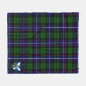 Scotts Russell Tartan Pset Fleece Deken (Voorkant (Horizontaal))