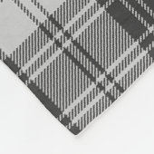 Scotts Sandilands Gray Tartan Pset Fleece Deken (Hoek)