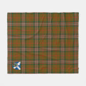 Scotts Scott Brown Modern Tartan Pset Fleece Deken (Voorkant (Horizontaal))
