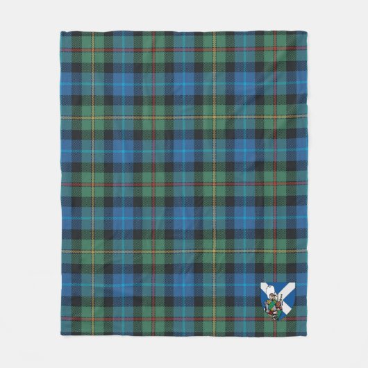 Scotts Smith Ancient Tartan Plaid Fleece Deken (Voorkant)