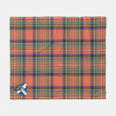 Scotts Stewart Royal Ancient Tartan Pset Fleece Deken (Voorkant (Horizontaal))
