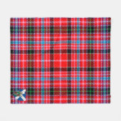Scotts Straiton Tartan Pset Fleece Deken (Voorkant (Horizontaal))