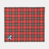 Scotts Stuart of Bute Tartan Pset Fleece Deken (Voorkant (Horizontaal))