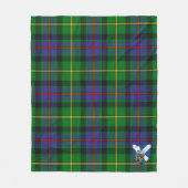 Scotts Tait Tartan Pset Fleece Deken (Voorkant)