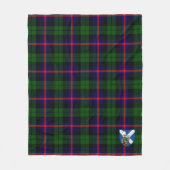 Scotts Urquhart Modern Tartan Pset Fleece Deken (Voorkant)